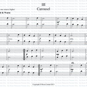 ‘Carousel’ from Rosamund Conrad’s Delightfully Easy Piano Duets: Book 2