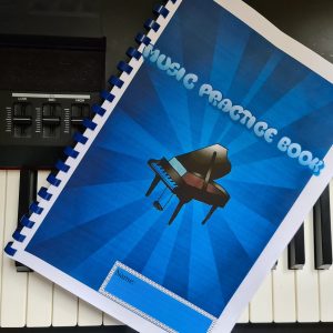 Smart Weekly Piano Lesson Practice Book