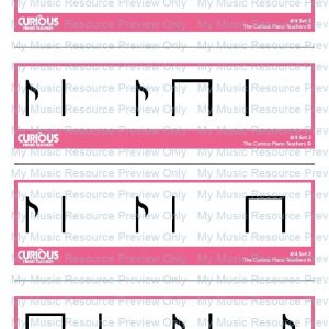 4/4 Rhythm Flashcards | Set 2