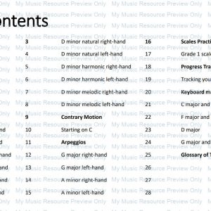 Pattern book Grade 1 Scales and Arpeggios (ABRSM Piano)