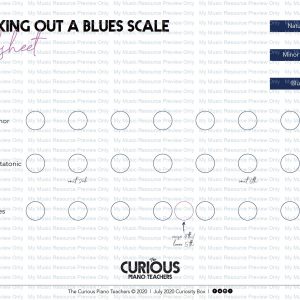 How to work out a Blues Scale