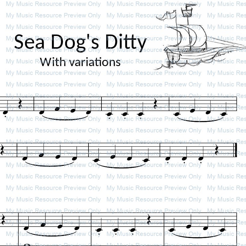 Sea Dog’s Ditty from Fun, Games and Party Pieces for Beginner Piano