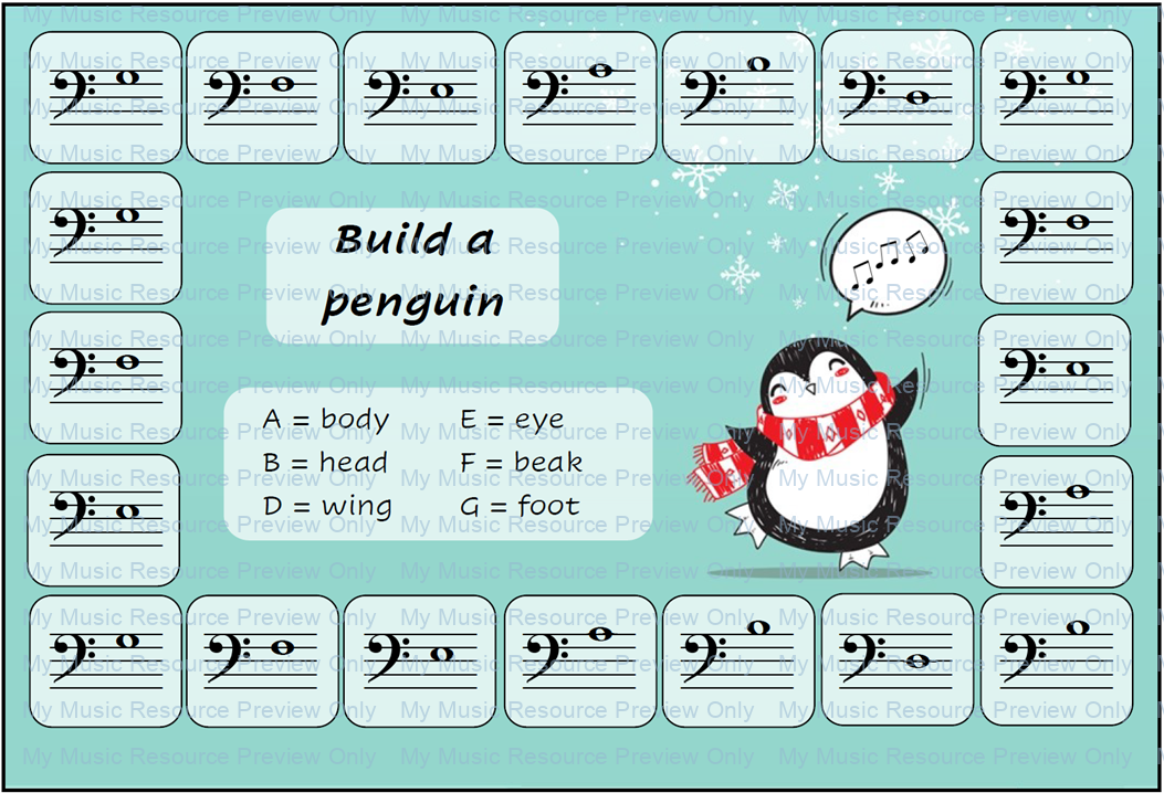Penguin Note Recognition Game 9
