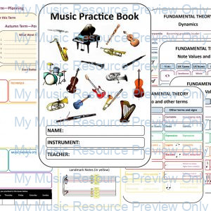 Music Practice book