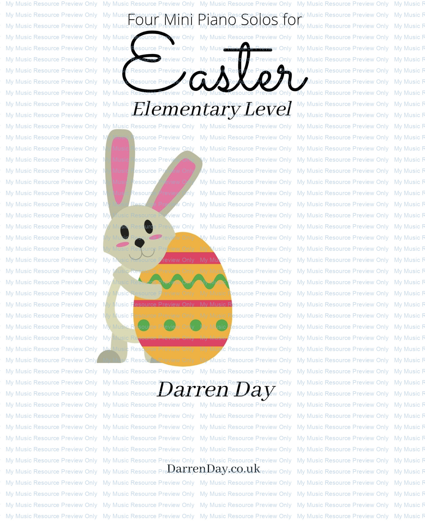Mini Piano Solos for Easter