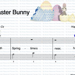 Easter Bunny Beginner Piano Piece