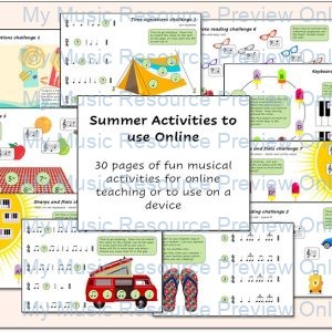 Summer Activities to use Online