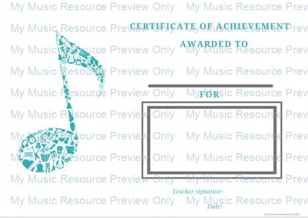 Certificate of achievement 2