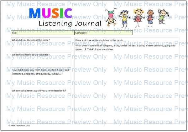 Music Listening Journal 1