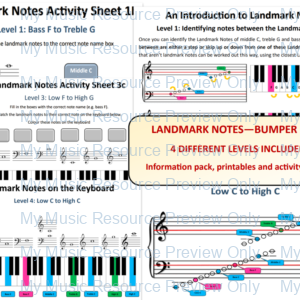 Landmark notes bumper pack