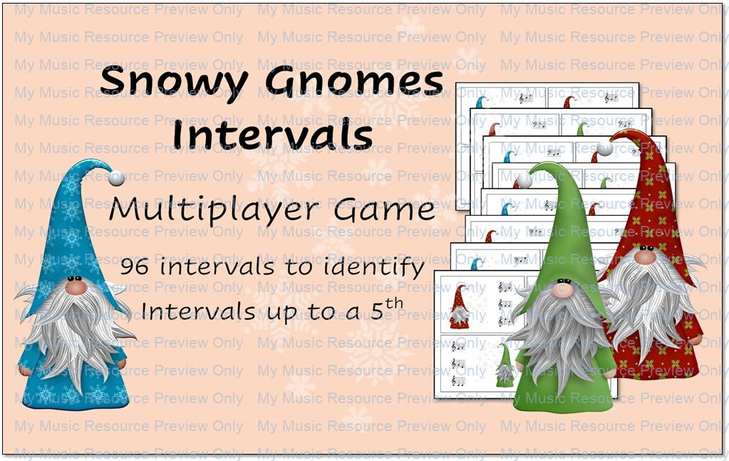 Snowy gnomes intervals game cover