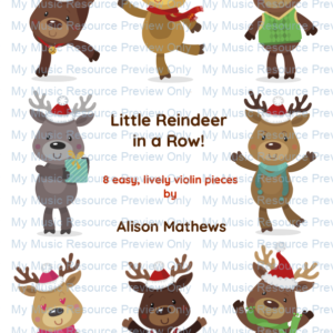 Little Reindeer in a Row! 8 Violin Pieces