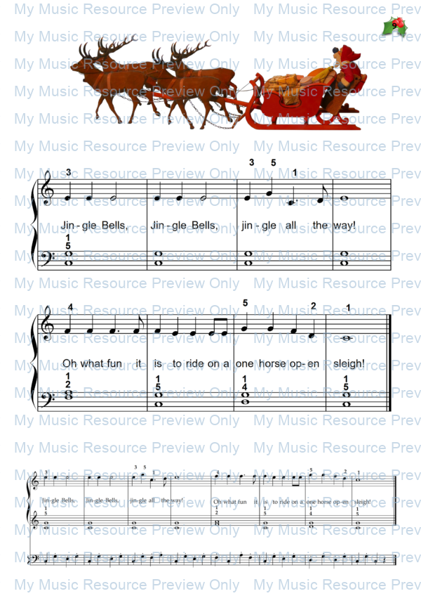 Christmas Tunes piano jingle bells 2