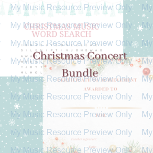 Christmas Concert Bundle (£1.50 saving)