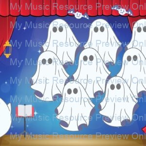 Ghostly Interval Solfege Game for group or one to one Singing Lessons