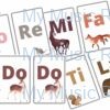 Major and Minor solfege cards