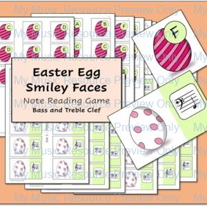 Easter Egg Smiley Faces – Note Reading Game