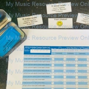 Scale Cards & Progress Trackers ABRSM Grade 6