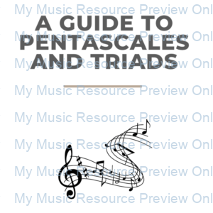 A Guide To Pentascales and Triads Workbook (UK Edition)