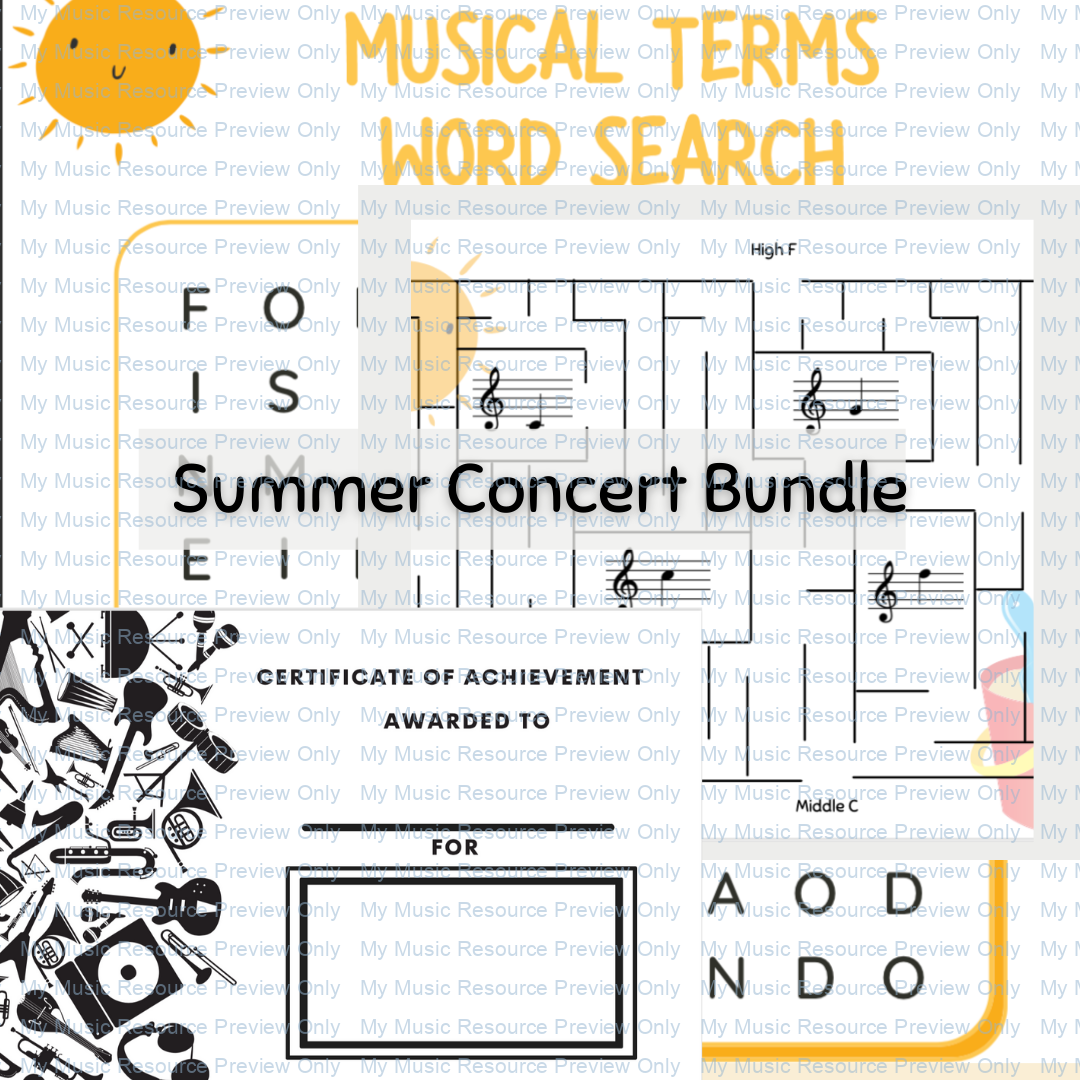 Summer concert bundle