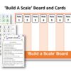 Build a scale cards and board