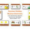 Summer musical dominoes