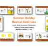 Summer musical dominoes