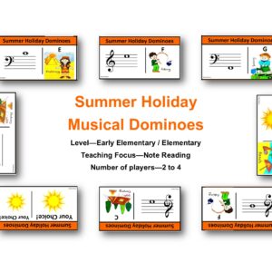Summer Holiday Musical Dominoes