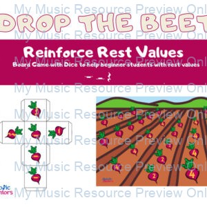 Drop the Beet – Rest Value Recognition for Beginner Piano Students