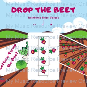 Drop the Beet – Note Value Recognition for Beginner Piano Students