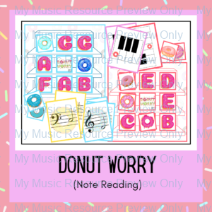 Donut Worry! | Note Recognition Game