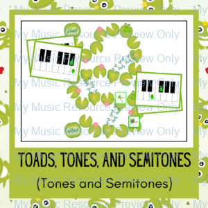 Toads, Tones and Semitones | Tones and Semitones Game