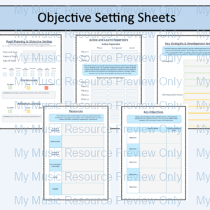 Objective setting template