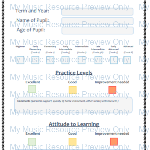 Objective setting template