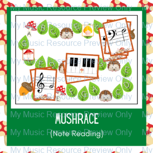 Mushrace | Note Reading Game