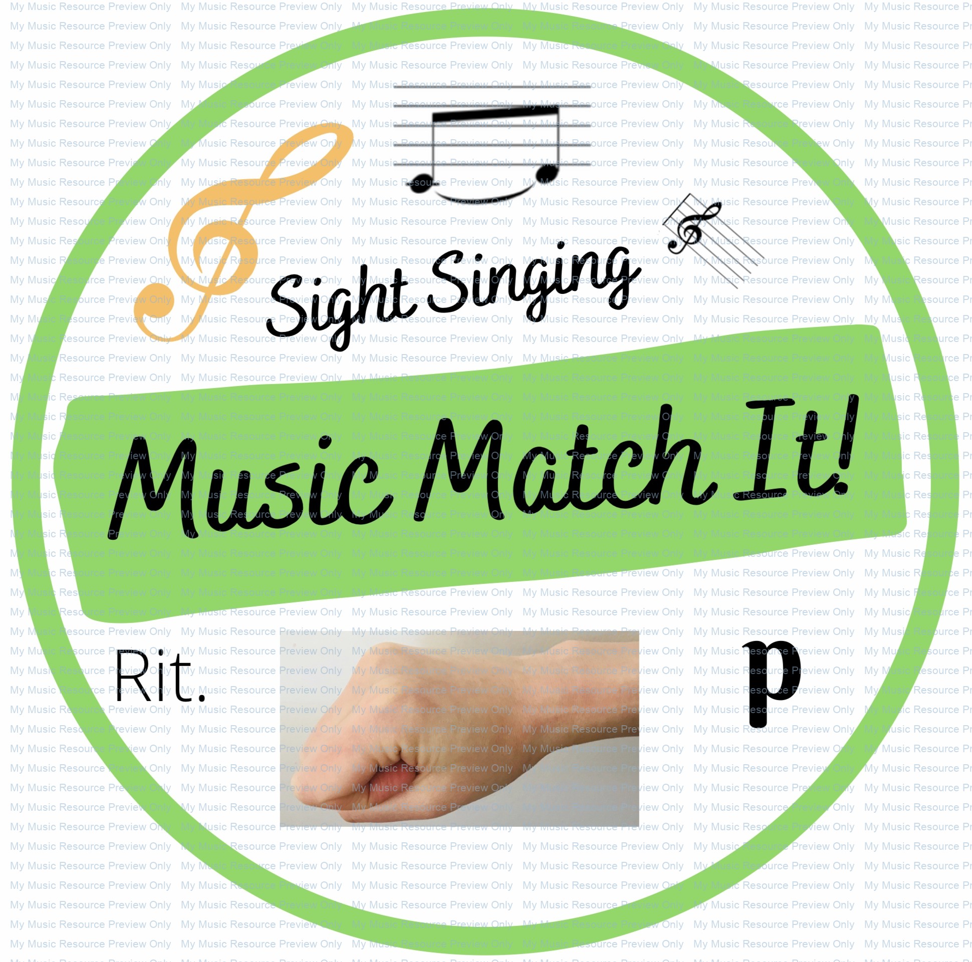 Music Match It! Grade 1 and Music Match It Sight Singing Edition, two card games for beginner level musicians