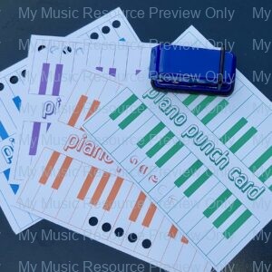 Piano Punch Card
