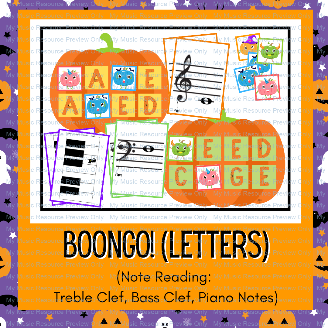 Boongo! Note reading game