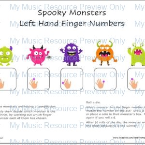 Halloween Games for Beginner Piano Students