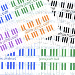 Piano Punch Card