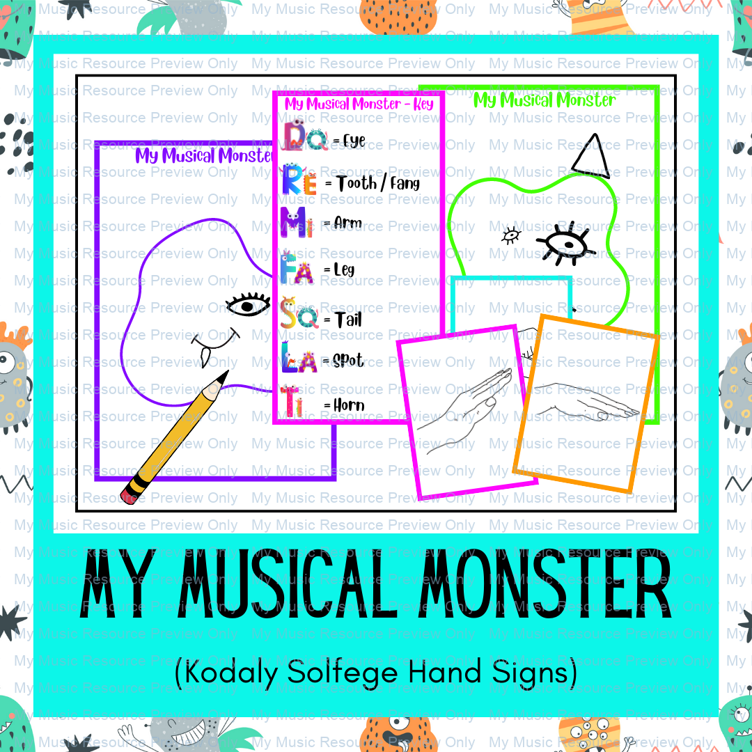 My Musical Monster | Kodaly Hand Signs
