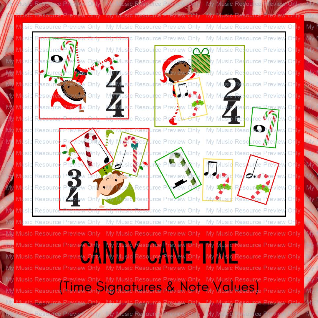 Candy Cane Time | Time Signatures Christmas Game