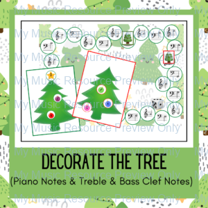 Decorate the Tree | Christmas Note Reading Game