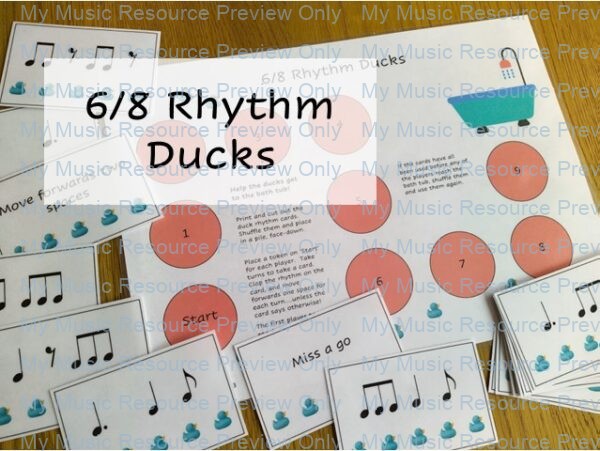6/8 rhythm ducks