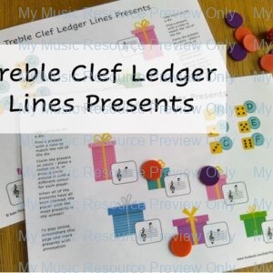 Treble Clef Ledger Lines Presents