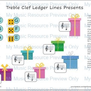 Treble Clef Ledger Lines Presents