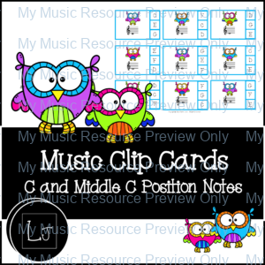 Music Clip Cards | Note Reading