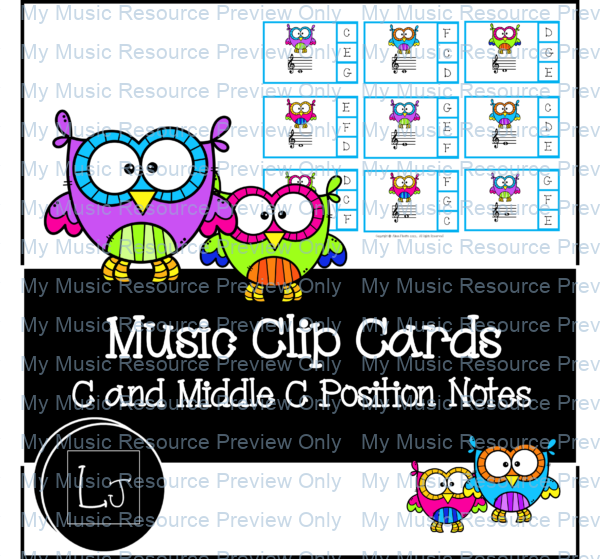 Music Clip Cards Note Reading Cover