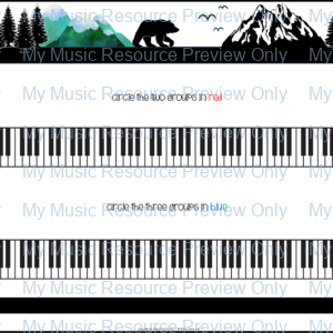 Explore the Piano Activity Pages