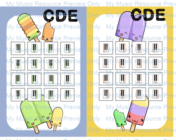 Keyboard Popsicle Bingo - Image 4